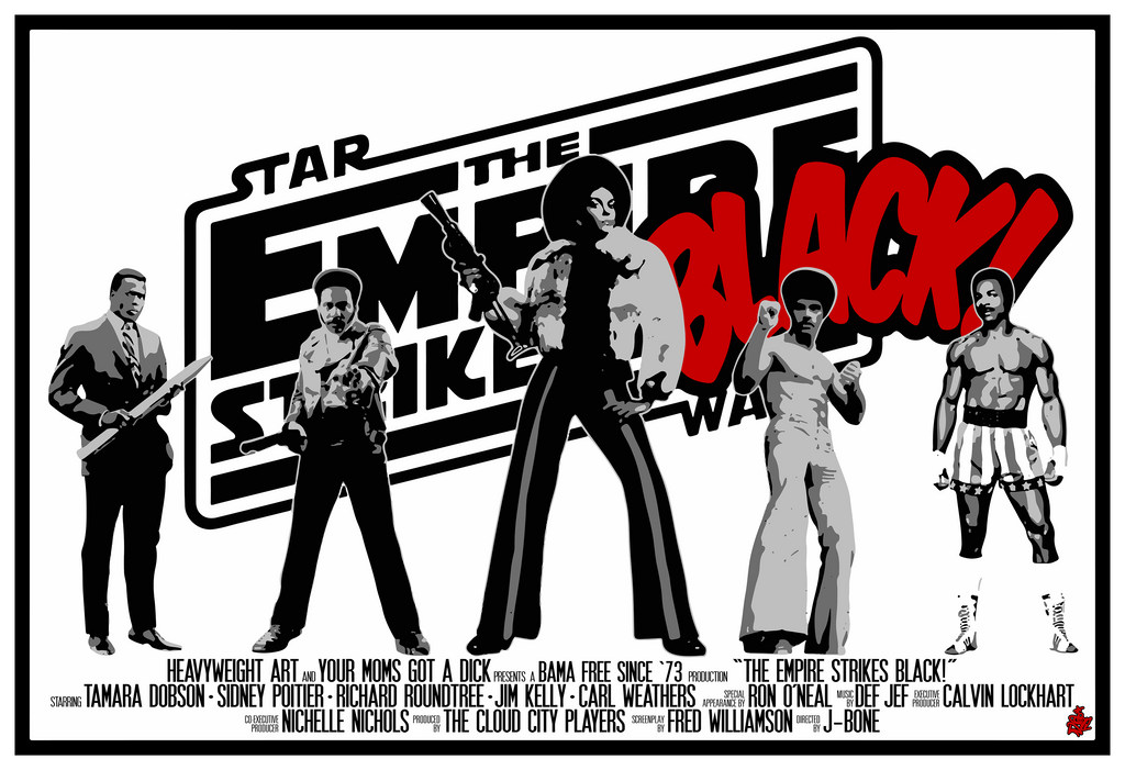 THE EMPIRE STRIKES BLACK! (ORIGINAL CANVAS)