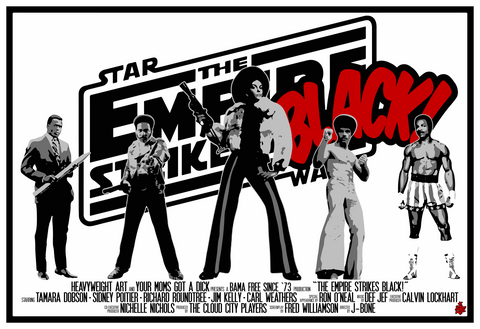 THE EMPIRE STRIKES BLACK! (ORIGINAL CANVAS)