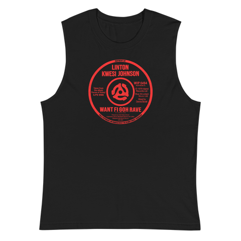 WANT FI GOH RAVE (UNISEX TRI-BLEND MUSCLE TANK)