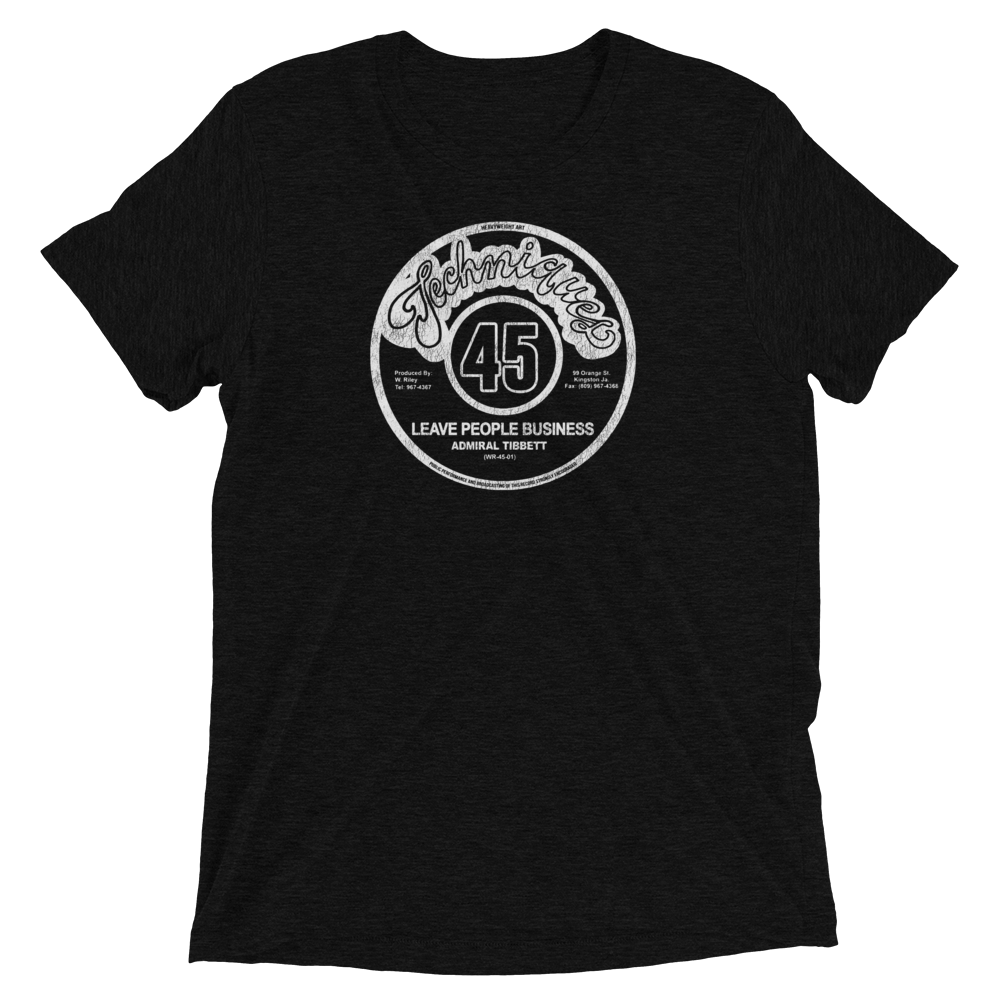 Leave People Business (Unisex Tri-Blend Tee) (Stencil)