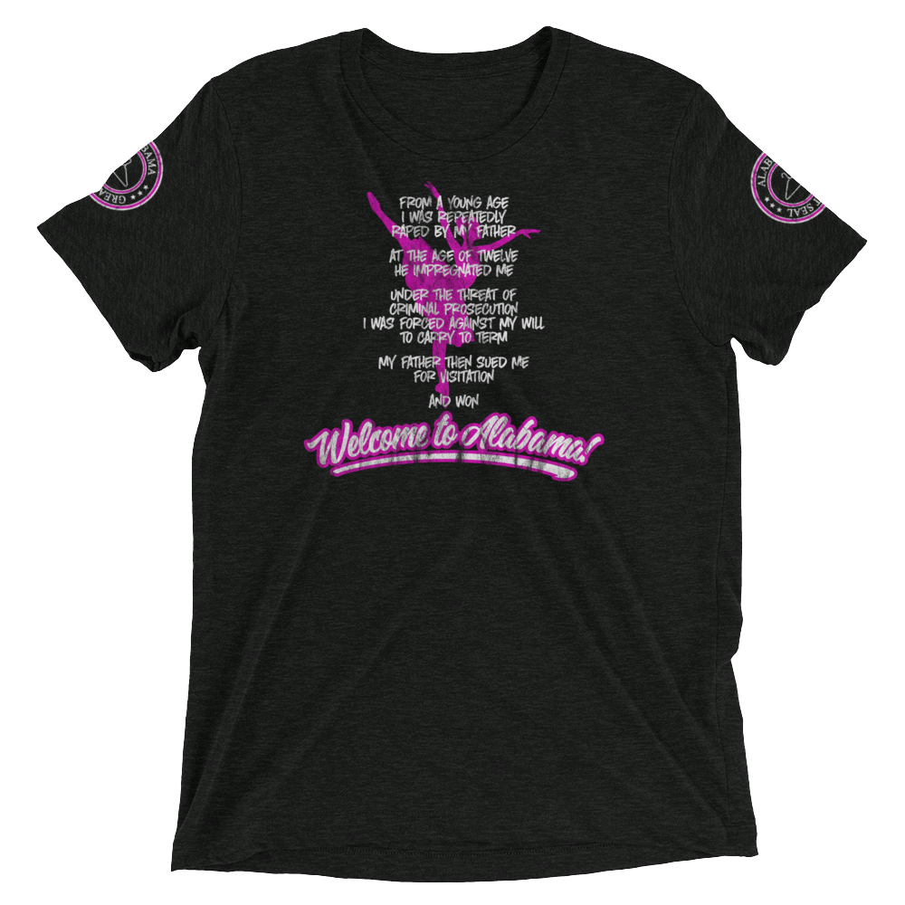 Welcome to Alabama! (Unisex Tri-Blend Tee)-Apparel-Heavyweight Art