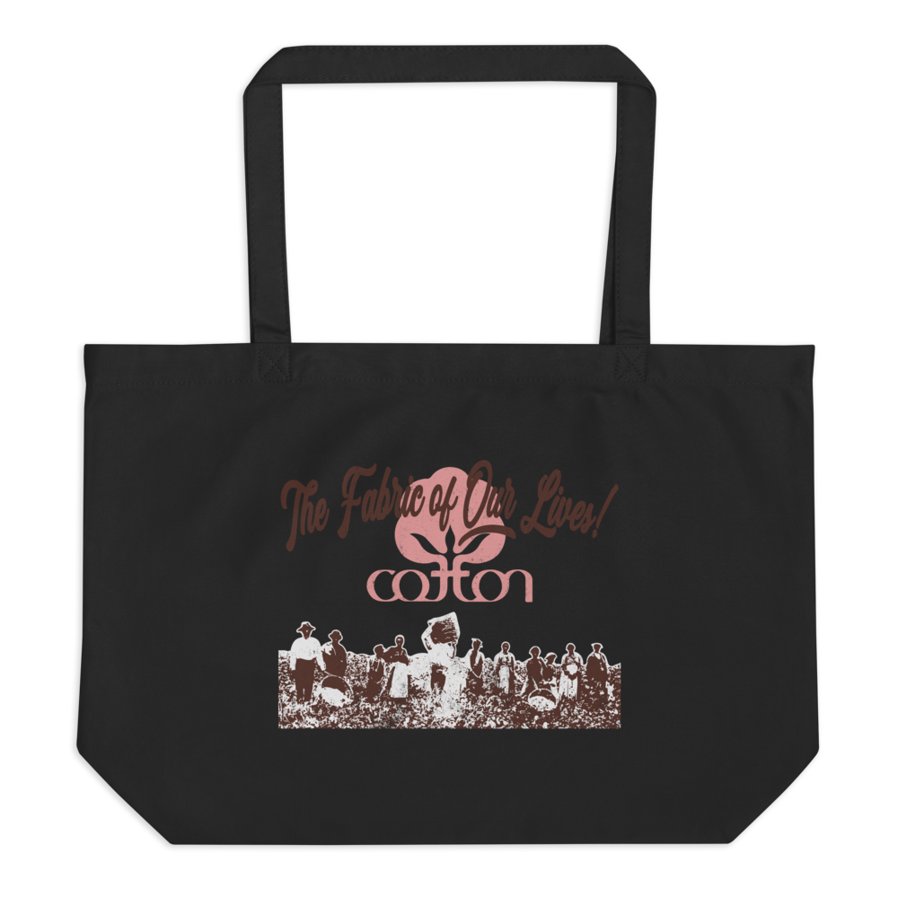 THE FABRIC OF OUR LIVES (LARGE ECO TOTE BAG)-Accessories-Heavyweight Art