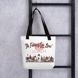 THE FABRIC OF OUR LIVES (Small Tote Beach Bag)-Accessories-Heavyweight Art