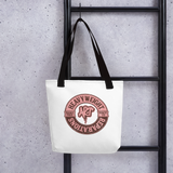 THE FABRIC OF OUR LIVES (Small Tote Beach Bag)-Accessories-Heavyweight Art