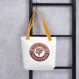 THE FABRIC OF OUR LIVES (Small Tote Beach Bag)-Accessories-Heavyweight Art