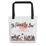 THE FABRIC OF OUR LIVES (Small Tote Beach Bag)-Accessories-Heavyweight Art