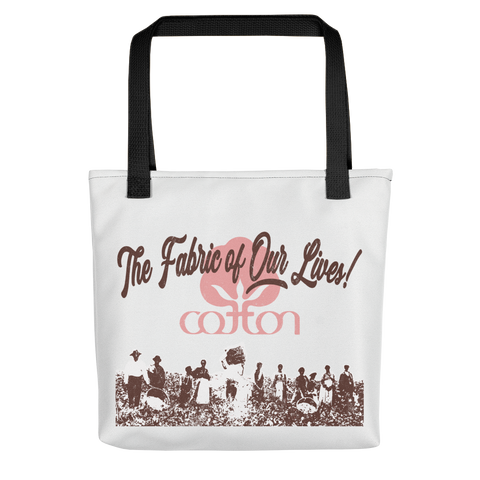 THE FABRIC OF OUR LIVES (Small Tote Beach Bag)-Accessories-Heavyweight Art